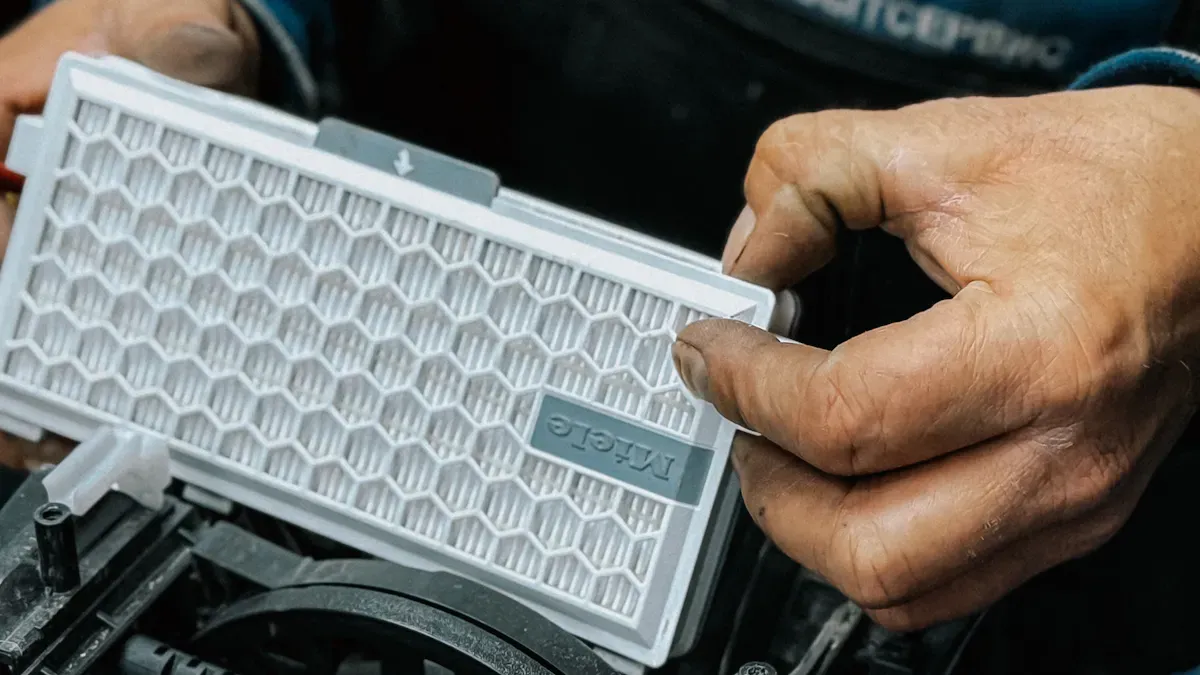 Visible Dirt on Filter